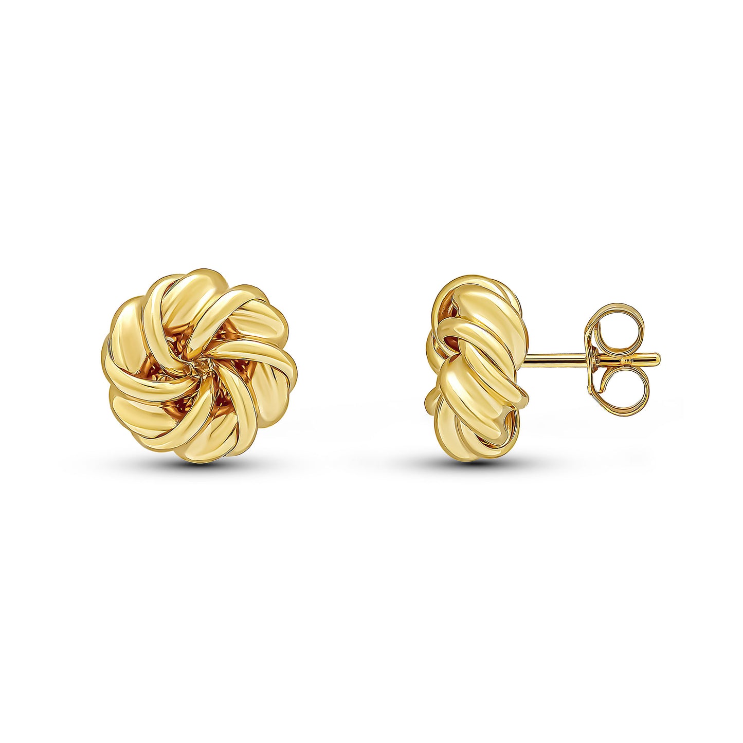 18ct Yellow Gold Earrings.