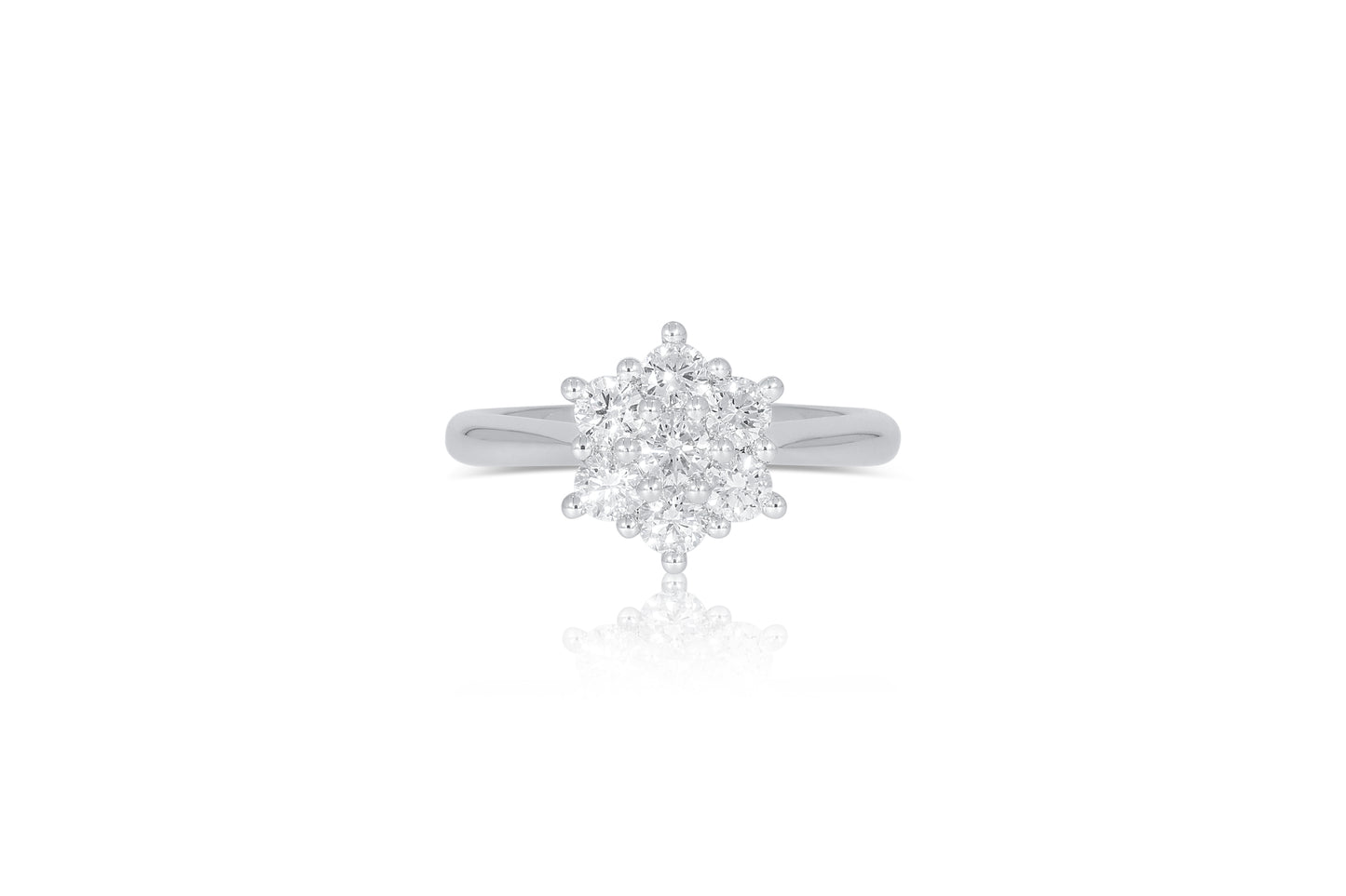 18ct White Gold and Diamond Ring