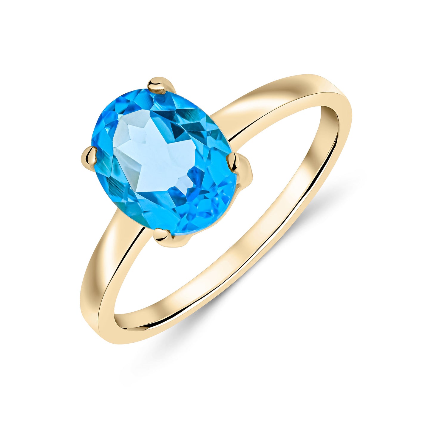 9ct Yellow Gold And Topaz Ring