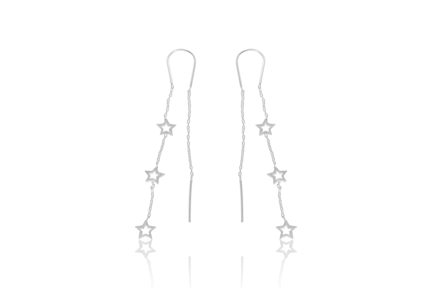 Silver Threader Earrings