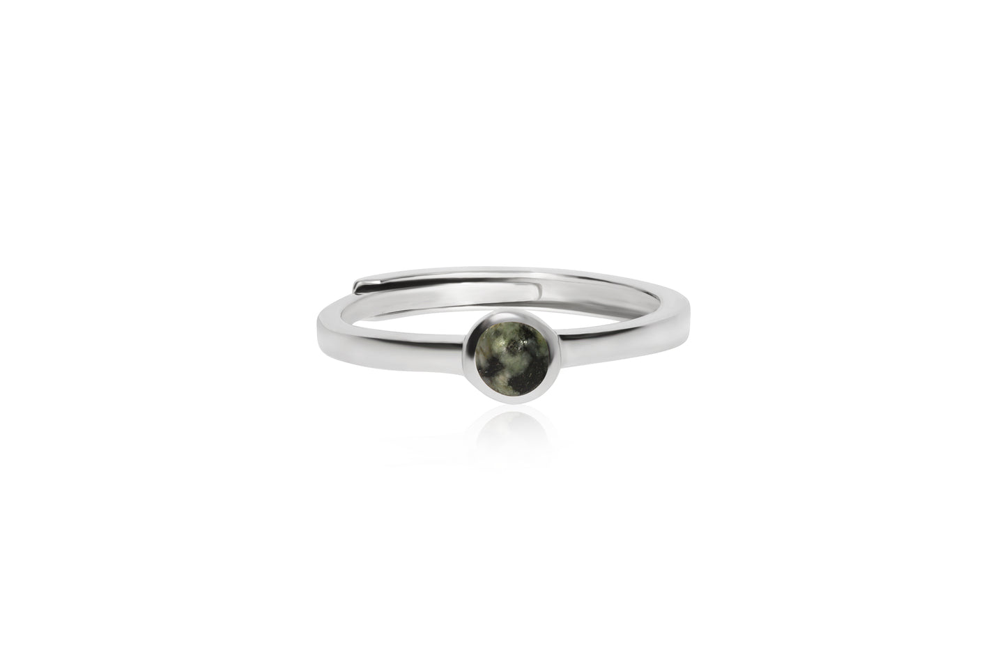 Silver Guernsey Granite Ring