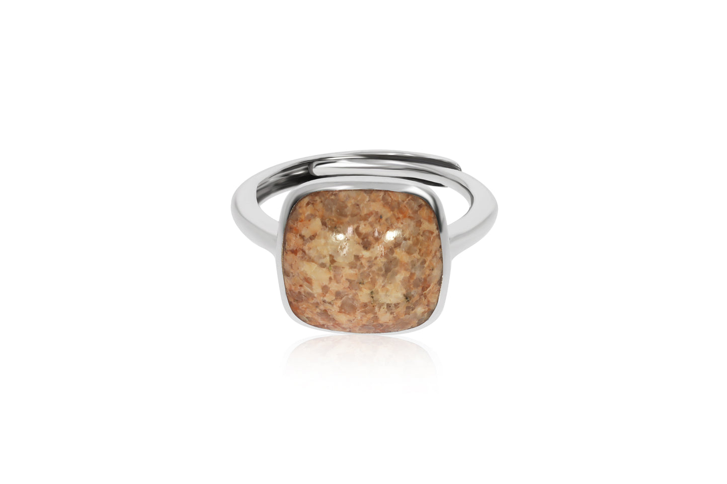 Silver Guernsey Granite Ring