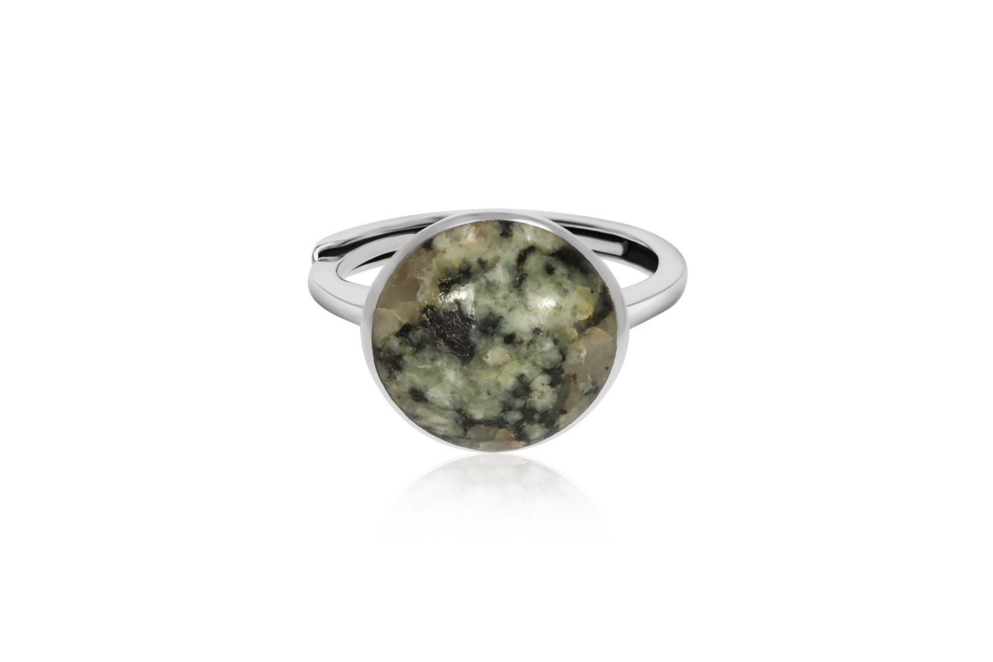 Silver Guernsey Granite Ring