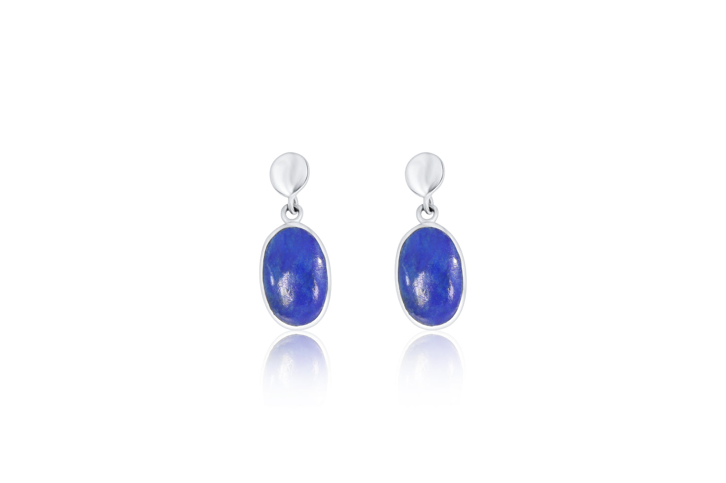 Silver Lapis Earrings