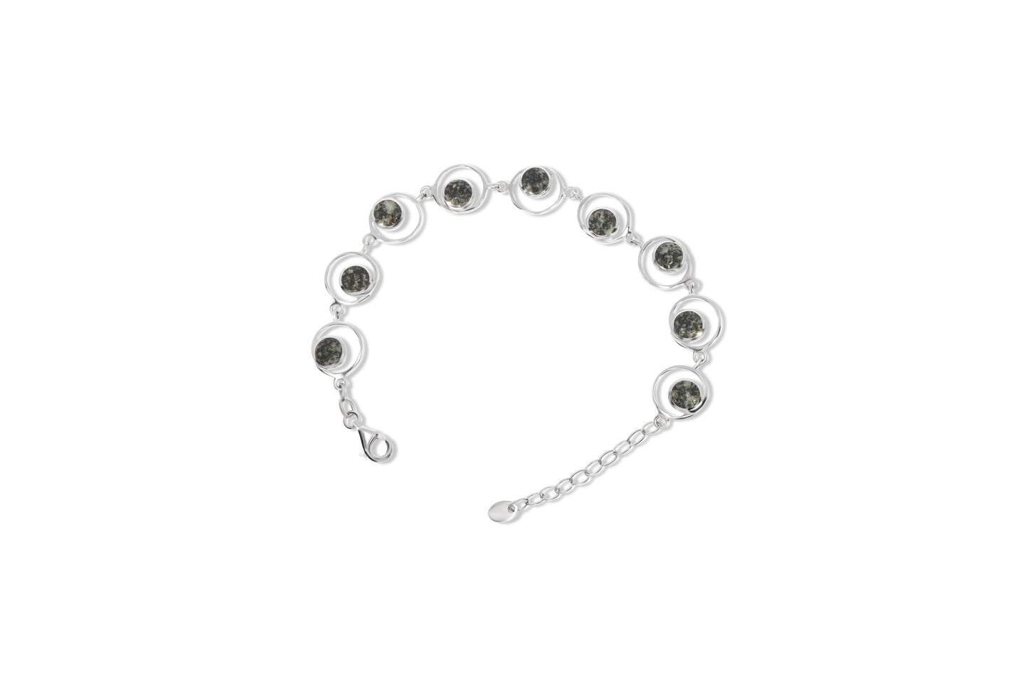 Silver Guernsey Granite Bracelet