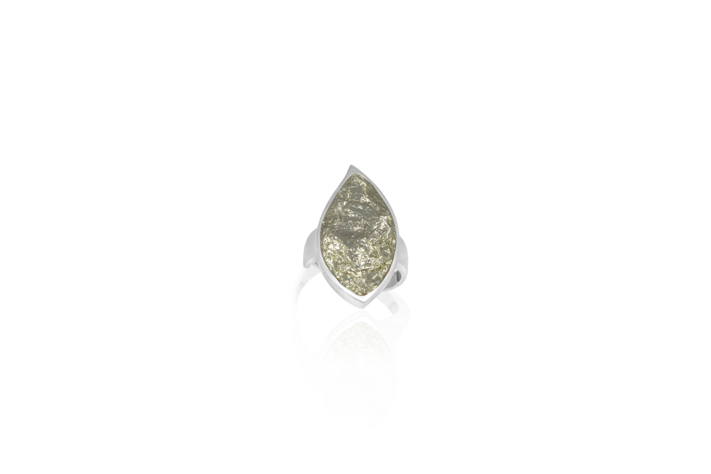 Silver Pyrite Ring
