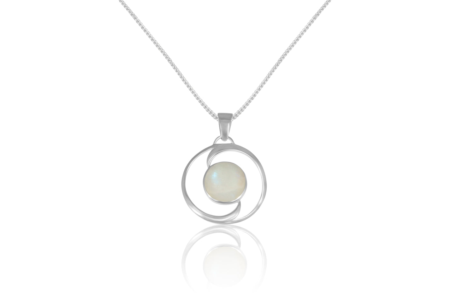 Silver Moonstone Pendant