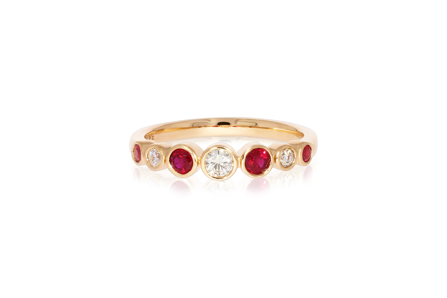 18ct Rose Gold Ruby Ring