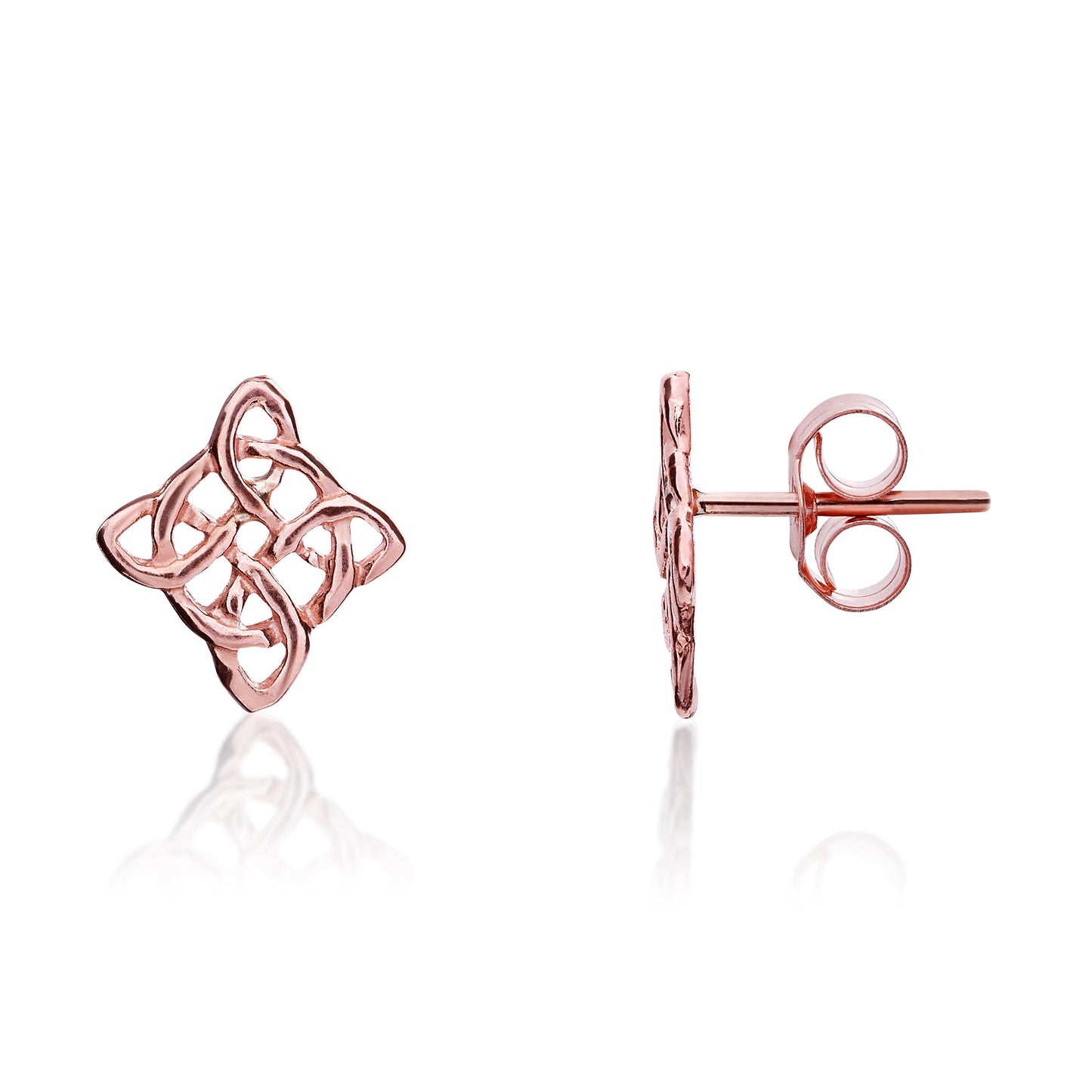 9ct Rose Gold Stud Earrings