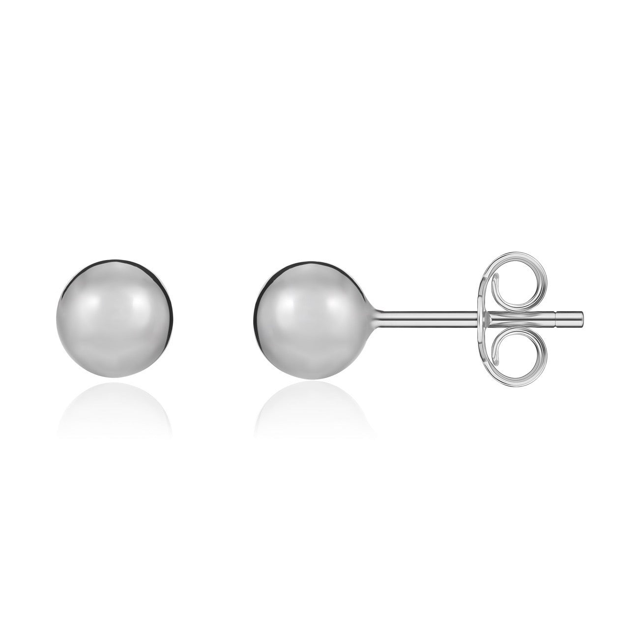 18ct White Gold Earrings.