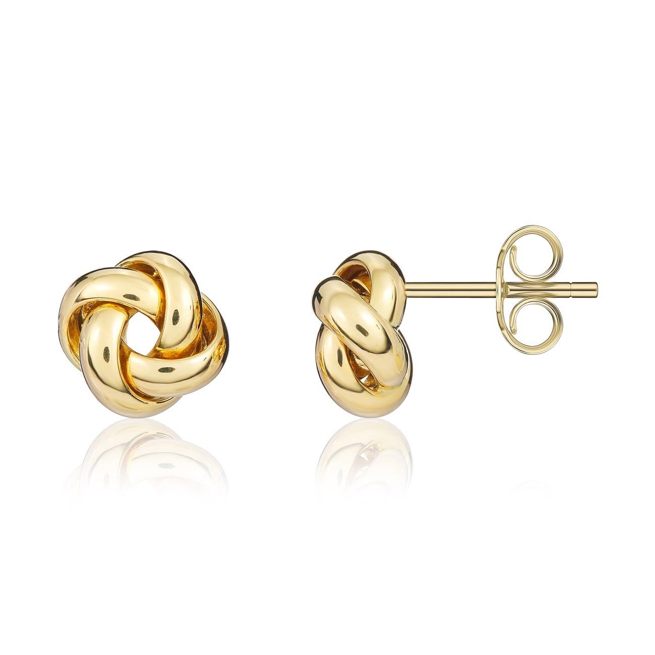 18ct Yellow Gold Earrings.