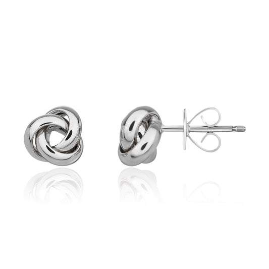 18ct White Gold Earrings.