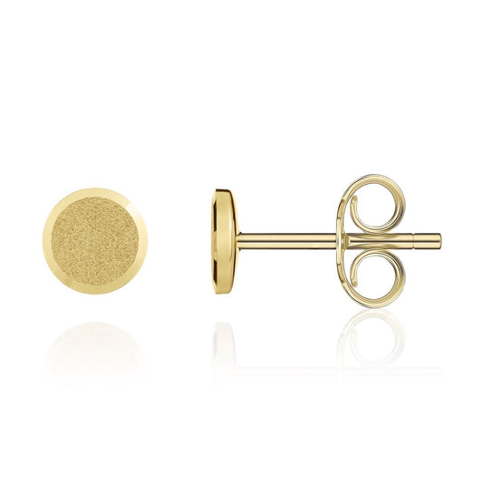 18ct Yellow Gold Earrings.