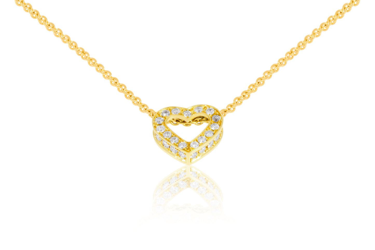 18ct Yellow Gold and Diamond Necklace