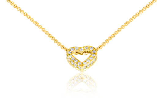 18ct Yellow Gold and Diamond Necklace