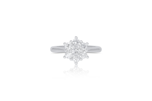 18ct White Gold and Diamond Ring