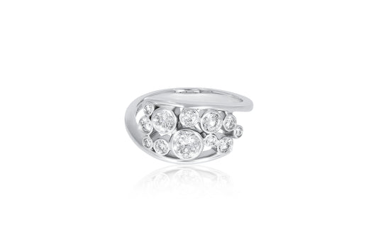 18ct White Gold and Diamond Ring