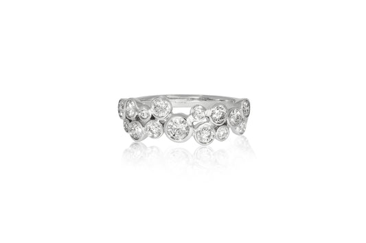 18ct White Gold and Diamond Ring