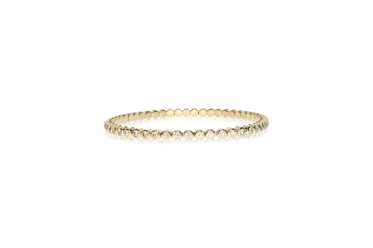 18ct Yellow Gold Diamond Bracelet