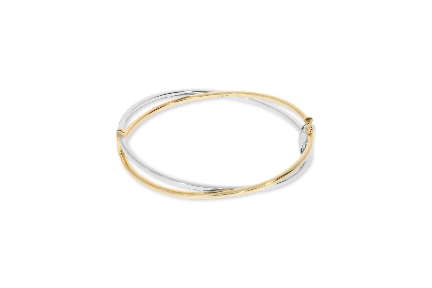 9ct Gold Two Tone Bangle