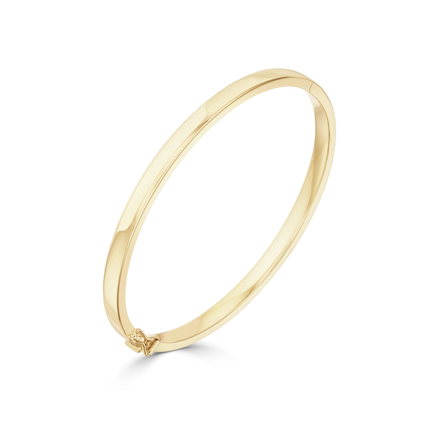 9ct Yellow Square Bangle