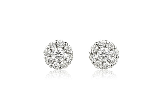 Silver and Cubic Zirconia Earrings