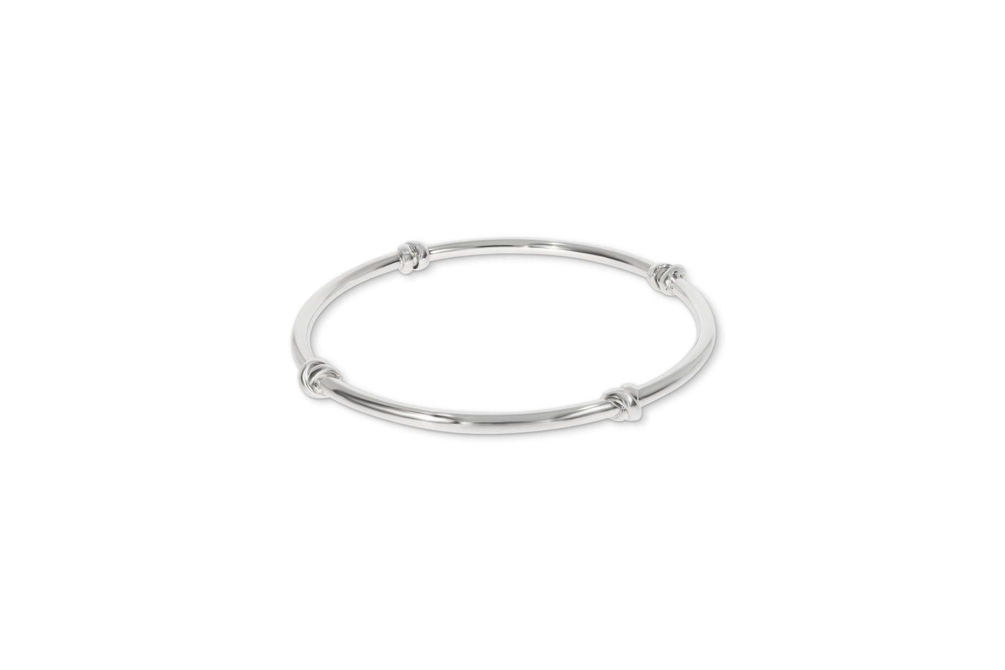 Silver Knot Bangle