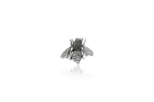 Silver Bee Brooch