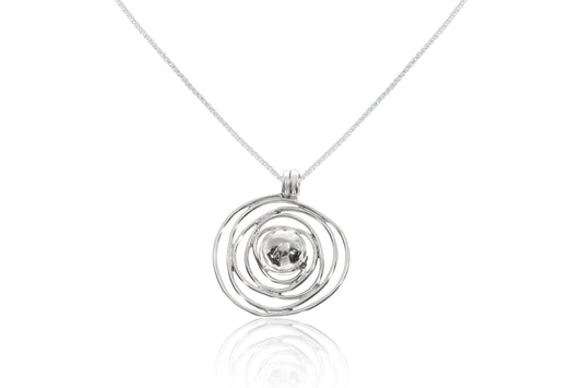 Silver Swirl Pendant