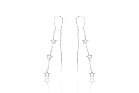 Silver Threader Earrings