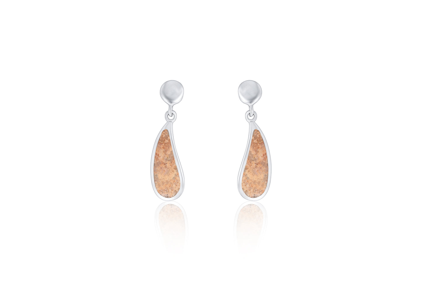 Silver Guernsey Granite Earrings