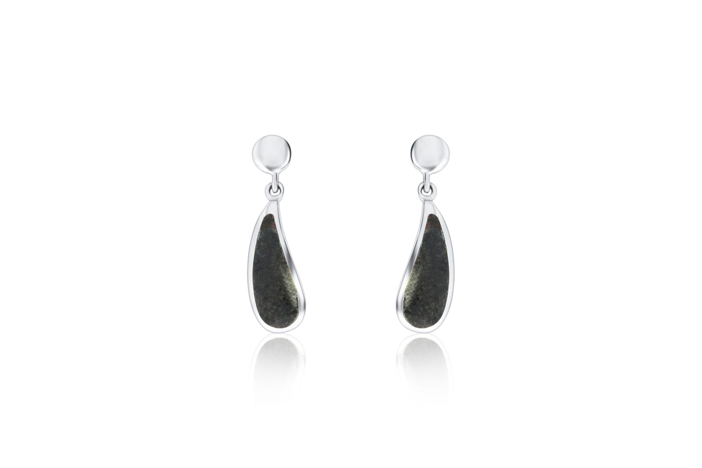 Silver Guernsey Granite Earrings