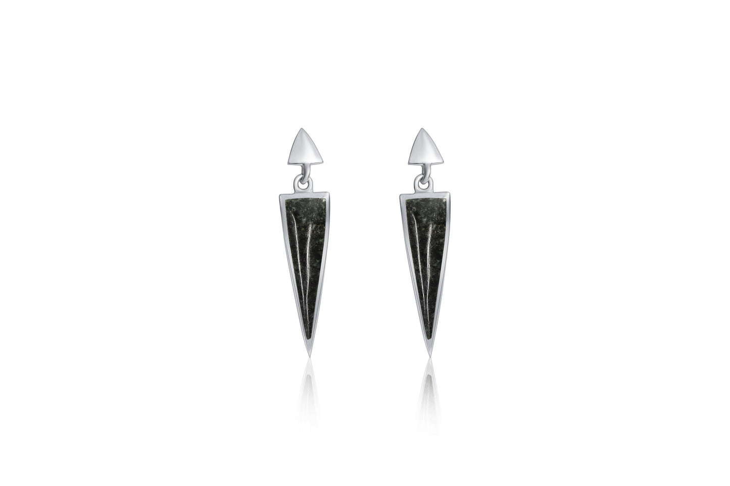 Silver Guernsey Granite Earrings