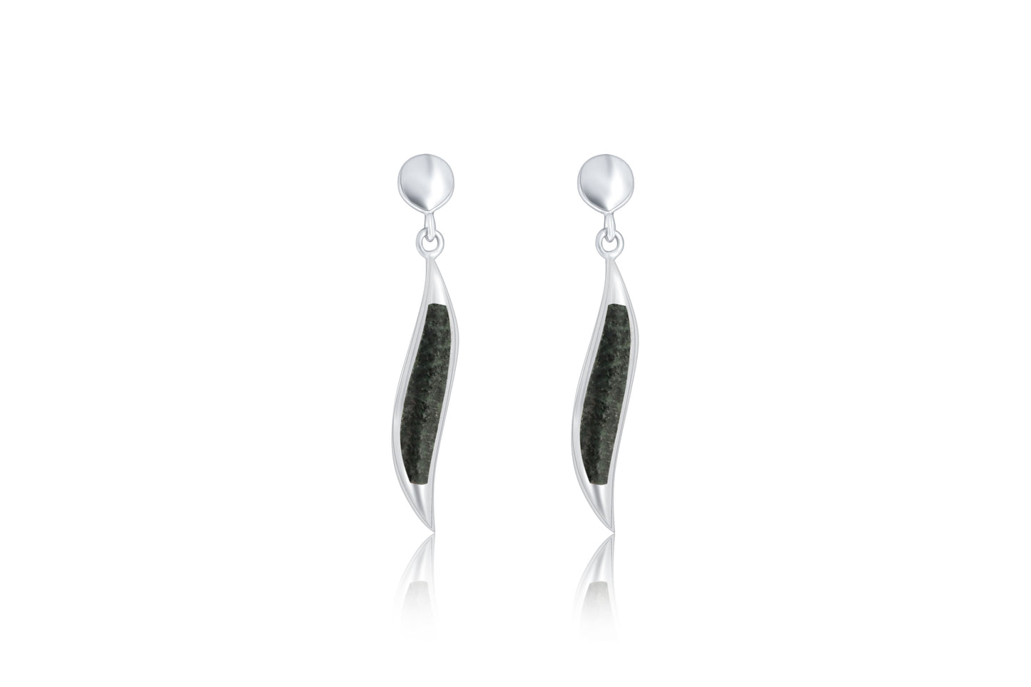 Silver Guernsey Granite Earrings