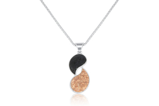 Silver Guernsey Granite Pendant