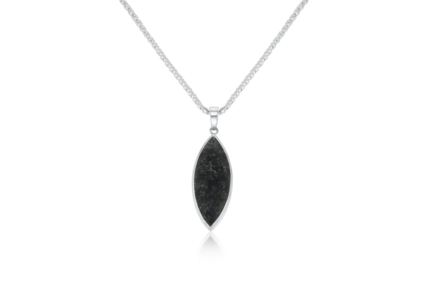 Silver Guernsey Granite Pendant