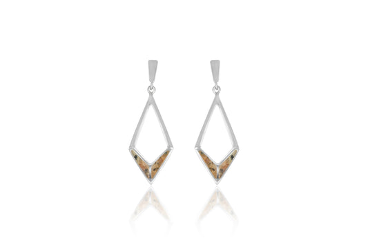 Silver Guernsey Granite Earrings