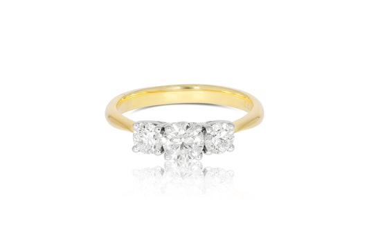 18ct Yellow Gold and Diamond Ring