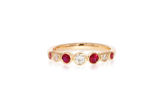 18ct Rose Gold Ruby Ring