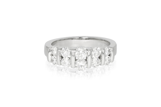 Platinum and Diamond Ring